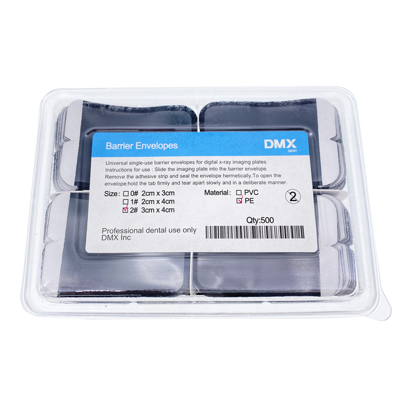 100 Buste Barriera Per Radiografia Dentale Digitale - ScanX, Piastra Fosforo, Misura #0