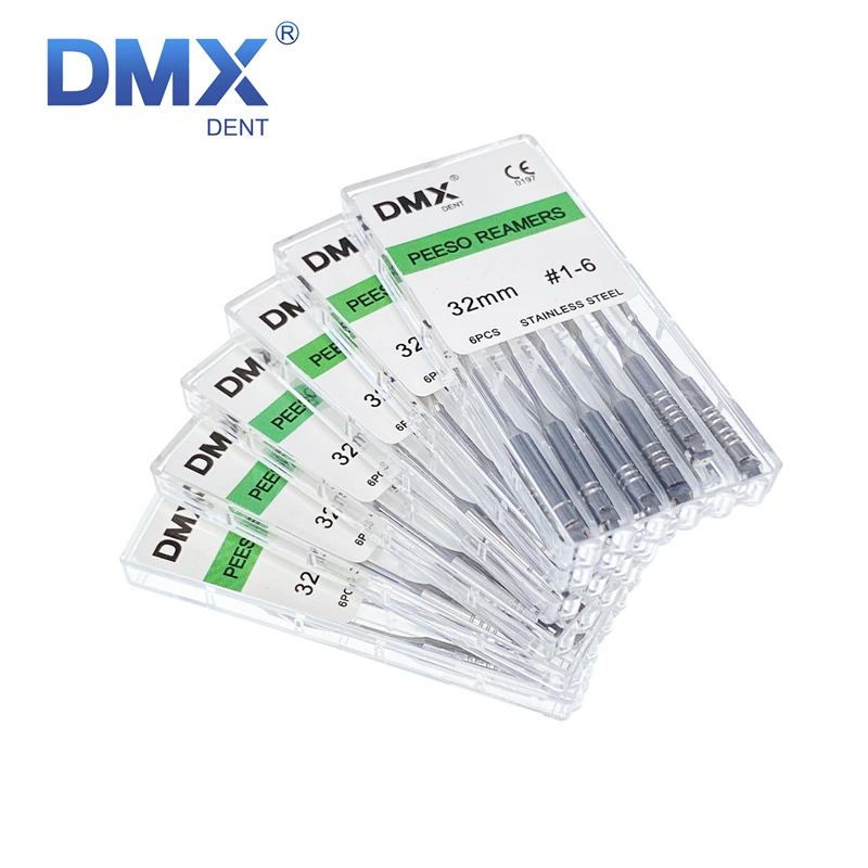 DMXDENT Peeso Reamers Dental Endodontic Root Canal Files 28mm/32mm