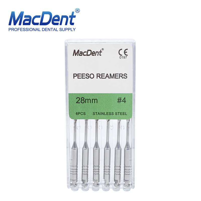 Macdent Peeso Reamers Dental Endodontic Root Canal Files 28mm/32mm