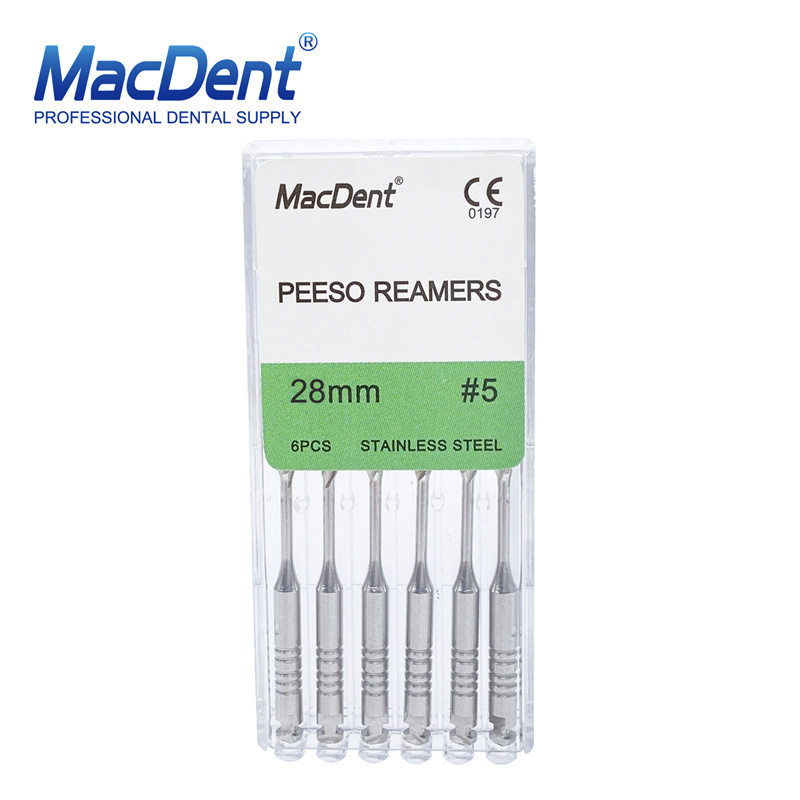 Macdent Peeso Reamers Dental Endodontic Root Canal Files 28mm/32mm