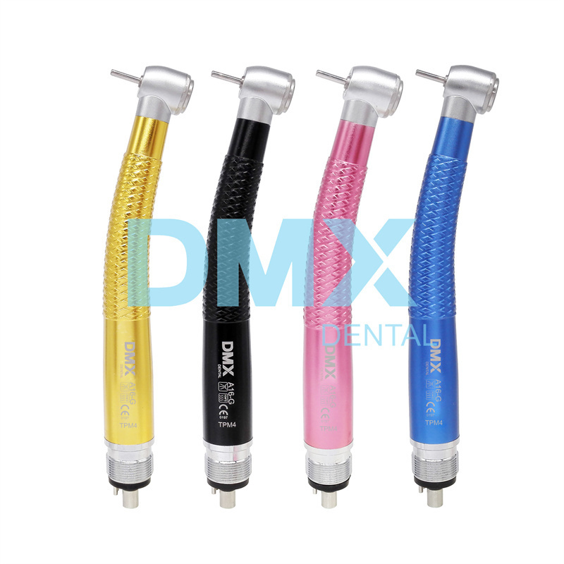 DMX A16-G TP Dental Colorful High Speed Air Turbine Handpiece + Free Gift