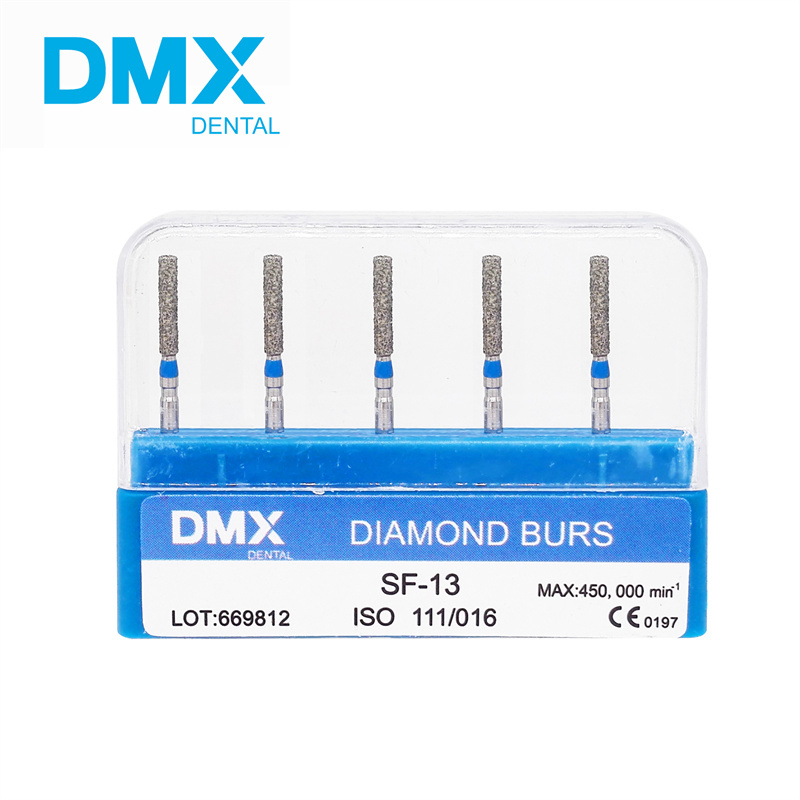 DMXDENT Diamond Burs Dental High Speed Handpiece Friction Grip FG 1.6mm + Free Handpiece