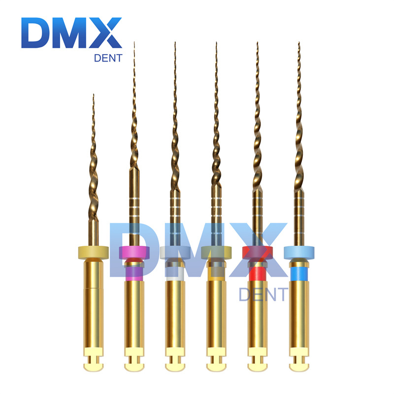 DMXDENT Dental Endodontic NITI Endo Rotary Files Gold Taper Engine Use + Free Gift
