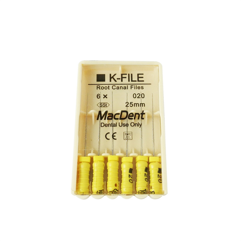 Macdent Dental Endo Endodontics Hand Use Root Canal K-File + Free Gift
