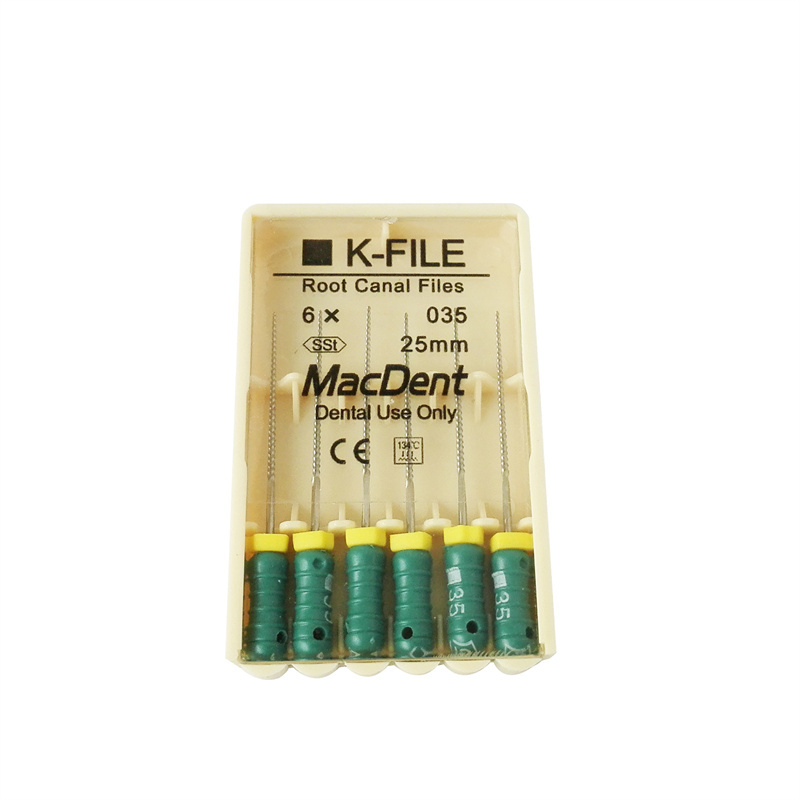 Macdent Dental Endo Endodontics Hand Use Root Canal K-File + Free Gift