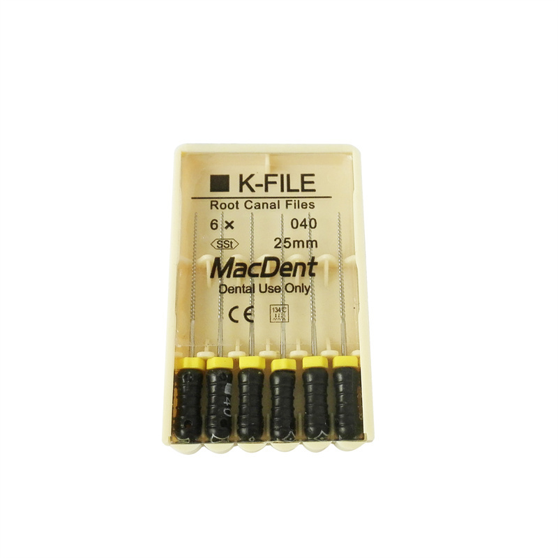 Macdent Dental Endo Endodontics Hand Use Root Canal K-File + Free Gift