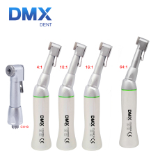 DMXDENT Dental 4:1/10:1/16:1/20:1/64:1 Low Speed Contra Angle Handpiece VIP