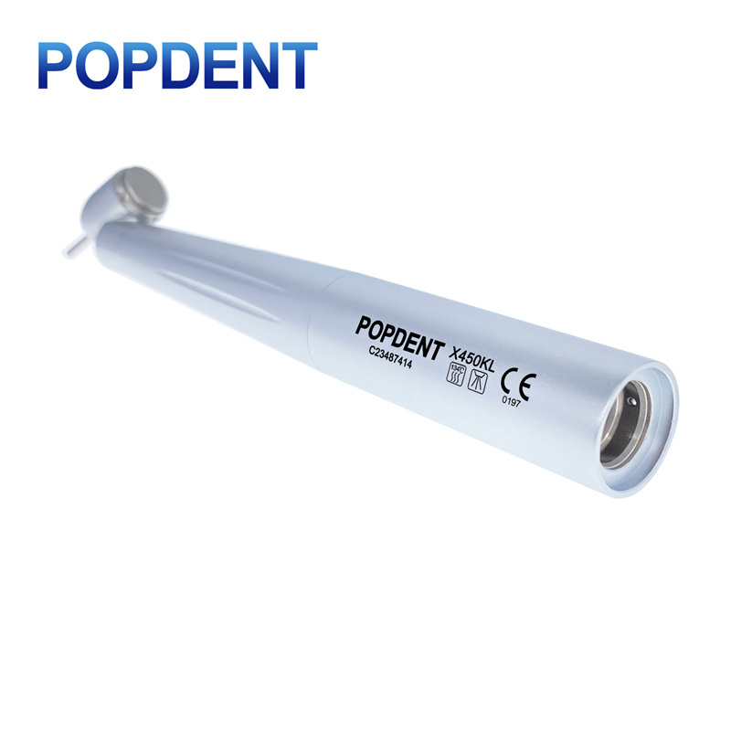 POPDENT Fiber Optic 45° Angled Dental High Speed Surgical Handpiece Fit NSK Style X450L,Kavo Style X450KL