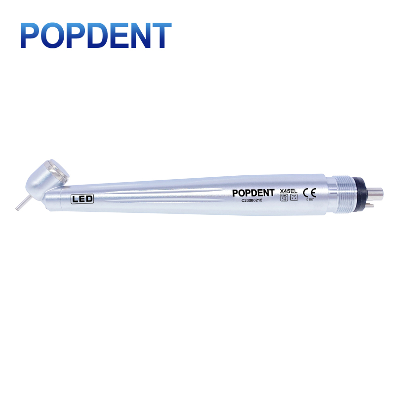 POPDENT X45EL E-Generator LED Dental 45° Surgical High Speed Handpiece Turbine