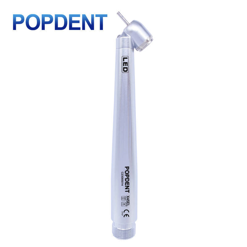 POPDENT X45EL E-Generator LED Dental 45° Surgical High Speed Handpiece Turbine