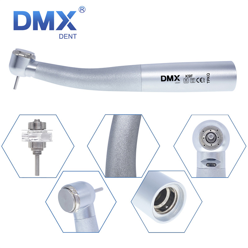 DMXDENT K9F-TPKQ Dental Fiber Optic LED High Speed Handpiece Fit KAVO Coupling COXO Style