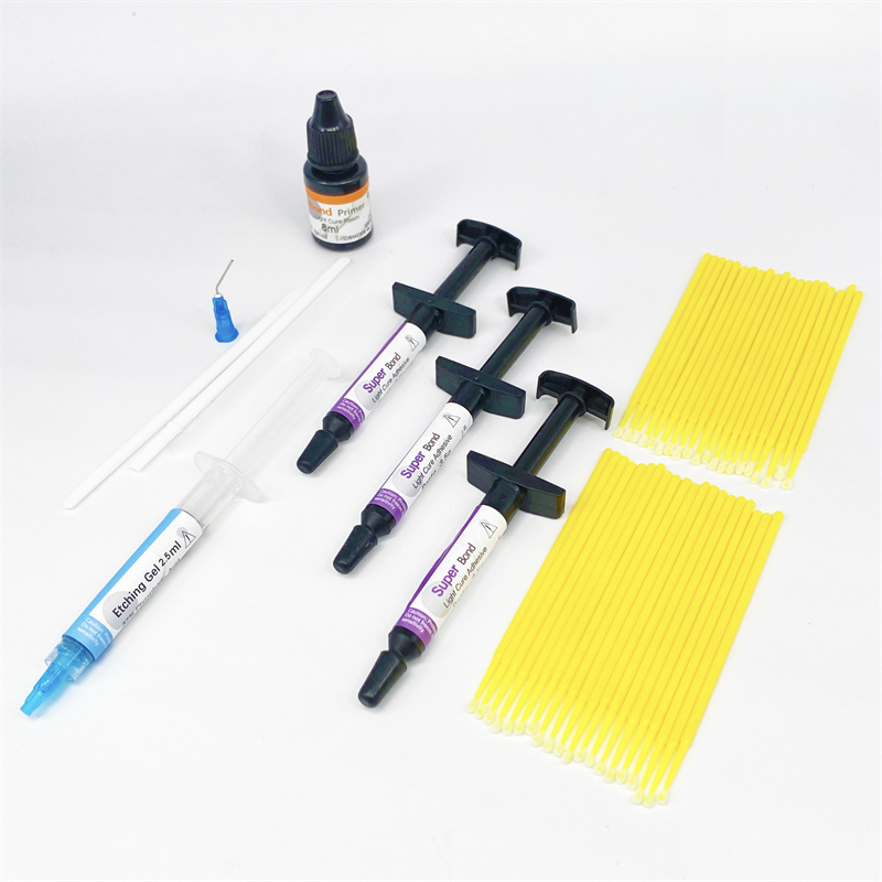 Dental Orthodontic Bonding Bracket Light Cure Adhesive Kit Resin Paste Syringe