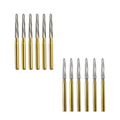 Endo-Z Dental Endodontic Gold-Plated Carbide Burs For High Speed Handpiece 25mm / 28mm