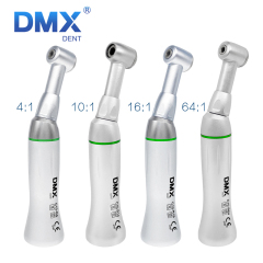 DMXDENT C10-R4 / C10-R10 / C10-R16 /C10-R64 Dental Low Speed Contra Angle Handpiece Push Button 4:1 / 10:1 / 16:1 / 64:1