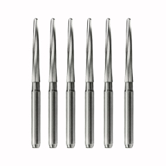 Zekrya Dental Surgical Carbide Burs Tungsten Steel Bone Cutters High Speed Handpiece 28mm 6pcs