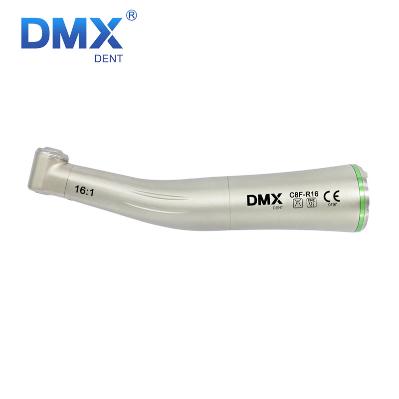 DMXDENT Dental Low Speed（Reduction）Fiber Optic Contra Angle Handpiece 4:1 10:1 16:1 NSK