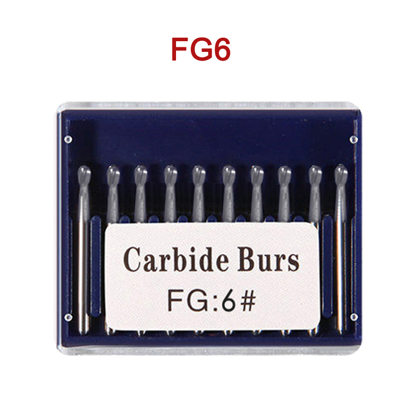 Dental Tungsten Carbide Tungsten Steel Burs for High Speed Handpiece FG1/2/3/4/5/6/7/8/245/330/556/557/558/701/702/701L/702L/1557/1558/1957/1958/7901/7902/7903