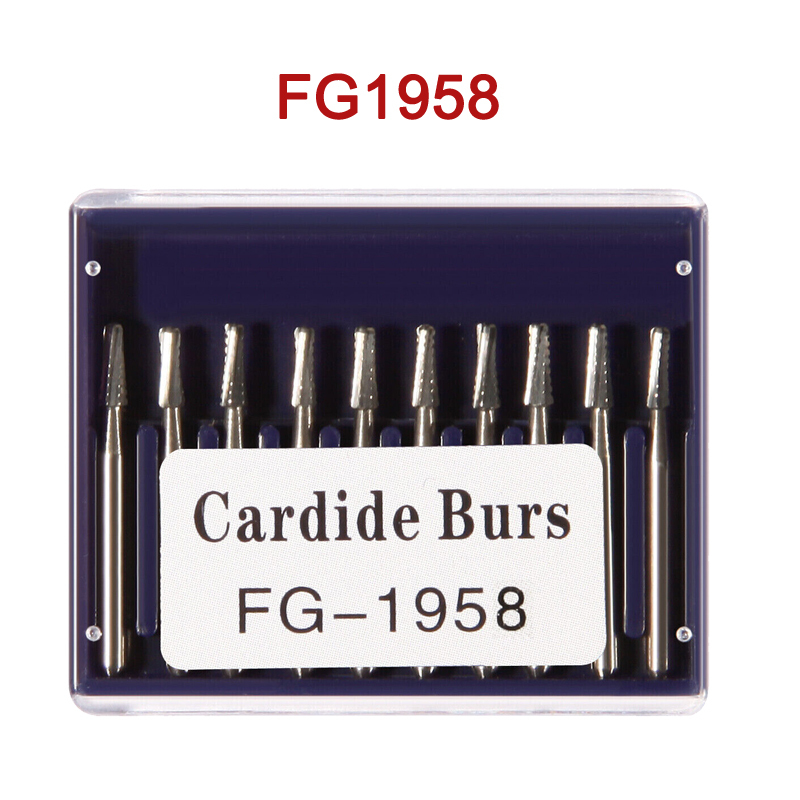 Dental Tungsten Carbide Tungsten Steel Burs for High Speed Handpiece FG1/2/3/4/5/6/7/8/245/330/556/557/558/701/702/701L/702L/1557/1558/1957/1958/7901/7902/7903