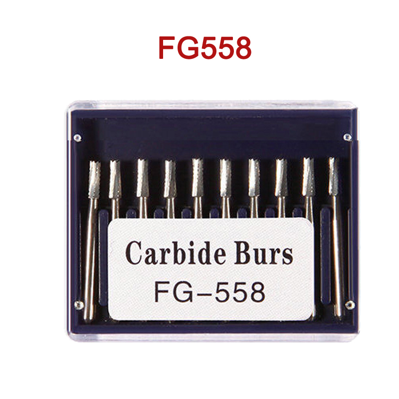 Dental Tungsten Carbide Tungsten Steel Burs for High Speed Handpiece FG1/2/3/4/5/6/7/8/245/330/556/557/558/701/702/701L/702L/1557/1558/1957/1958/7901/7902/7903