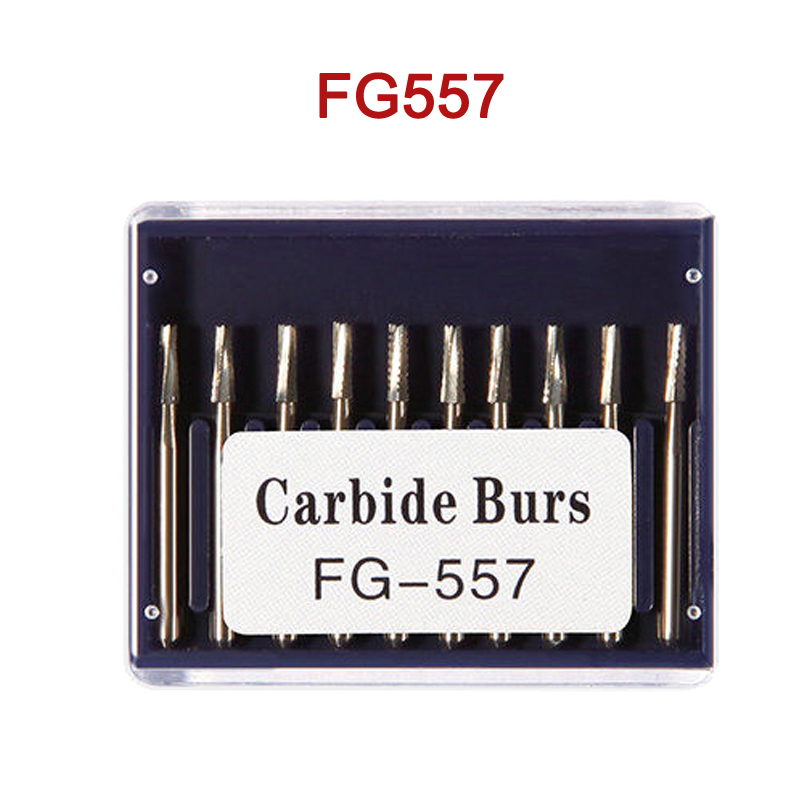 Dental Tungsten Carbide Tungsten Steel Burs for High Speed Handpiece FG1/2/3/4/5/6/7/8/245/330/556/557/558/701/702/701L/702L/1557/1558/1957/1958/7901/7902/7903