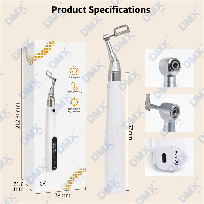 DMXDENT Orthodontics Prophy Enamel Wireless Handpiece Motor Dental Contra Angle Saw Blade