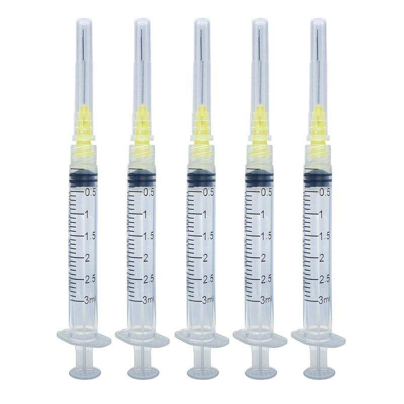 Dental Irrigation Syringes &amp; Tips, 3ml 27 Gauge ,3cc