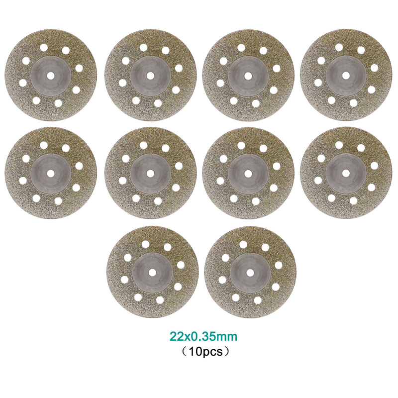 Dental Diamond Sand Piece Polishing Wheel Films Emery Grinding 10pcs