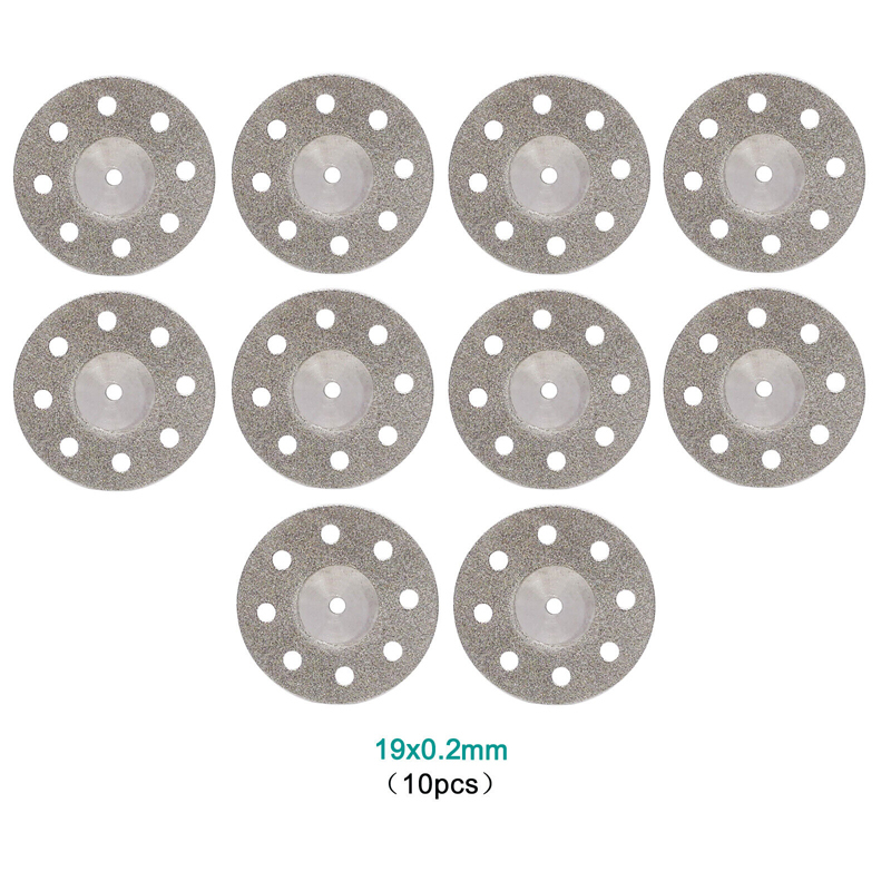 Dental Diamond Sand Piece Polishing Wheel Films Emery Grinding 10pcs