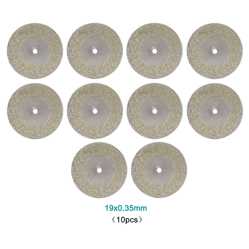 Dental Diamond Sand Piece Polishing Wheel Films Emery Grinding 10pcs