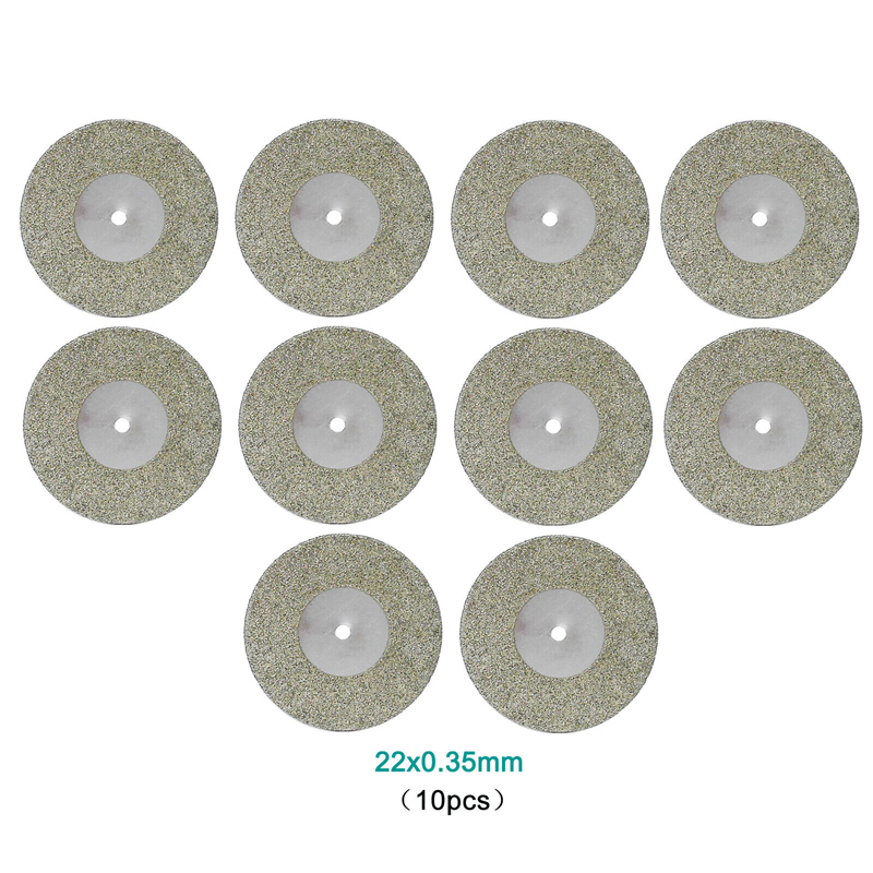 Dental Diamond Sand Piece Polishing Wheel Films Emery Grinding 10pcs