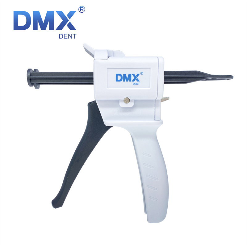 DMX-Dental 1:1 / 2:1 4:1 / 10:1 Caulk Gun Epoxy Resin Applicator Dispenser Static Mixing Set