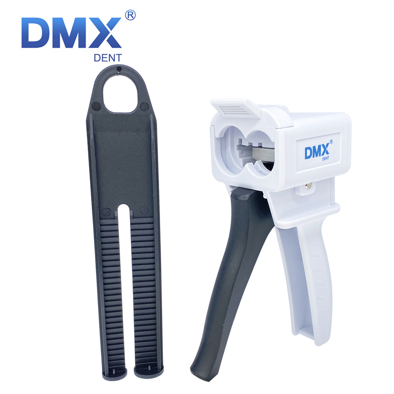 DMX-Dental 1:1 / 2:1 4:1 / 10:1 Caulk Gun Epoxy Resin Applicator Dispenser Static Mixing Set