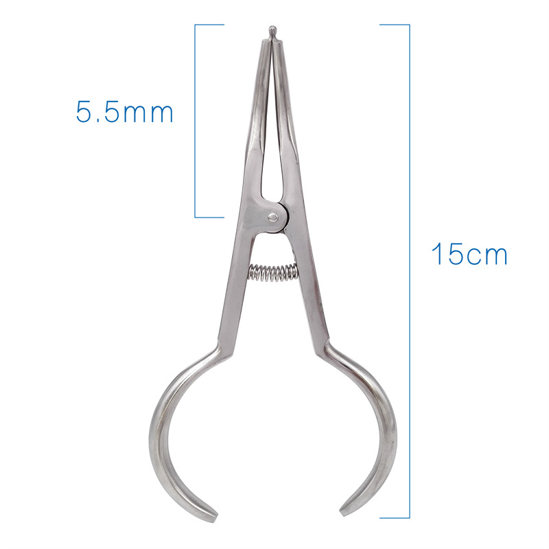 Dental Orthodontic Separator Placing Circle Pliers Elastic Ligature Ties Forcep