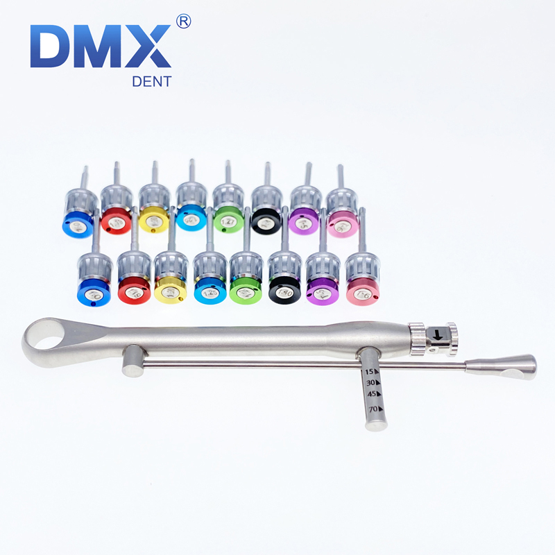 DMXDENT Dental Torque Wrench Screw Drivers Remover Universal Implant Prosthetic Ki