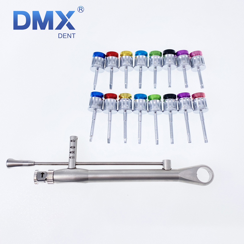 DMXDENT Dental Torque Wrench Screw Drivers Remover Universal Implant Prosthetic Ki