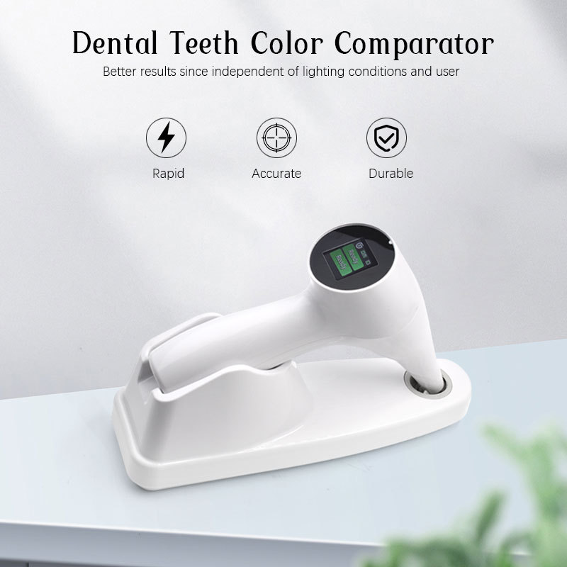Dental Teeth Whitening Digital Shade Guide LED Tooth Color Comparator Set