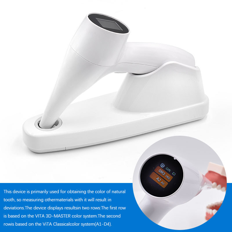 Dental Teeth Whitening Digital Shade Guide LED Tooth Color Comparator Set