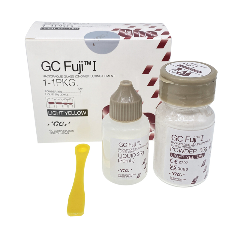 Dental GC FUJI I 35g Powder & 25g Liquid Luting Cement For Crown & Bridge
