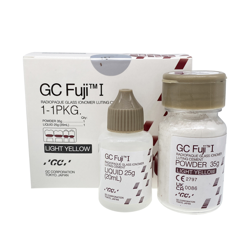Dental GC FUJI I 35g Powder & 25g Liquid Luting Cement For Crown & Bridge