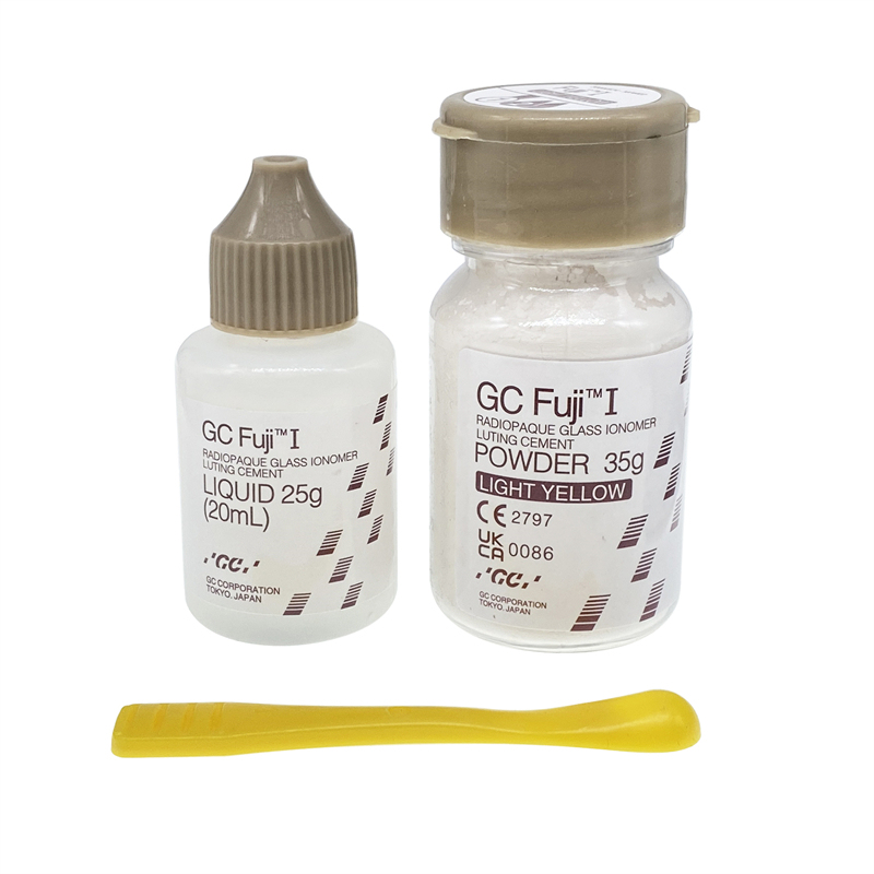 Dental GC FUJI I 35g Powder & 25g Liquid Luting Cement For Crown & Bridge