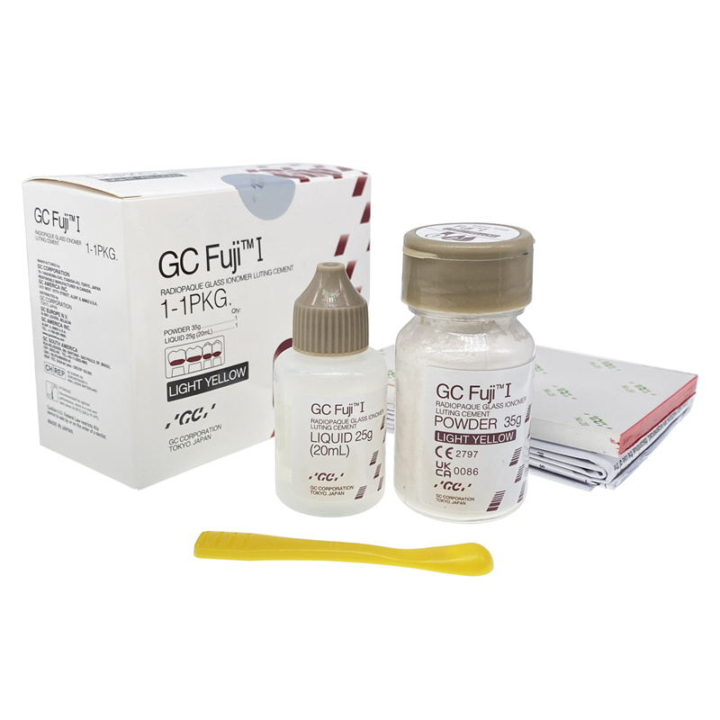Dental GC FUJI I 35g Powder & 25g Liquid Luting Cement For Crown & Bridge