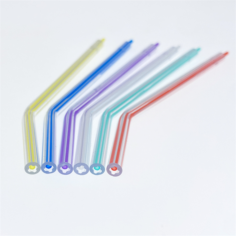 50pcs Dental 3-Way Air Water Syringe Tips Disposable Spray Nozzles Tubes