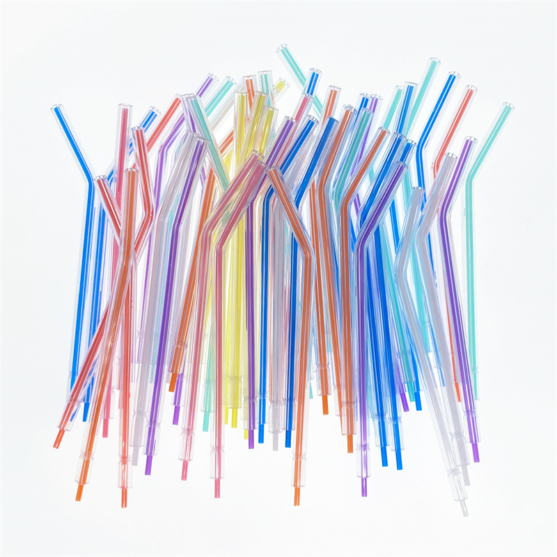 50pcs Dental 3-Way Air Water Syringe Tips Disposable Spray Nozzles Tubes