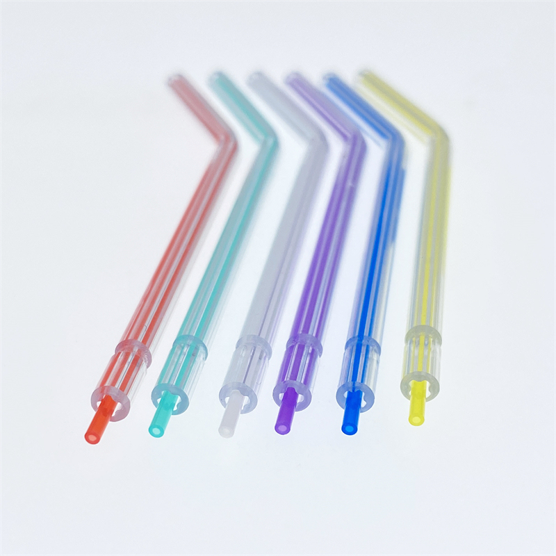 50pcs Dental 3-Way Air Water Syringe Tips Disposable Spray Nozzles Tubes