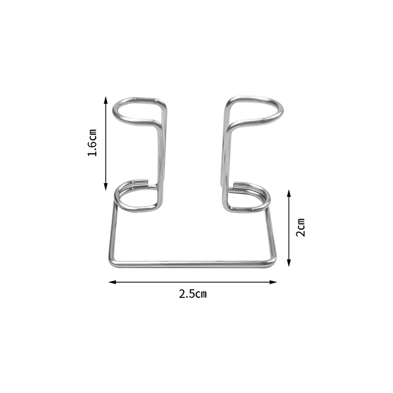 4Pcs Dental Cotton Roll Holder Stainless Steel Surgical Isolating Teeth Clip Holders