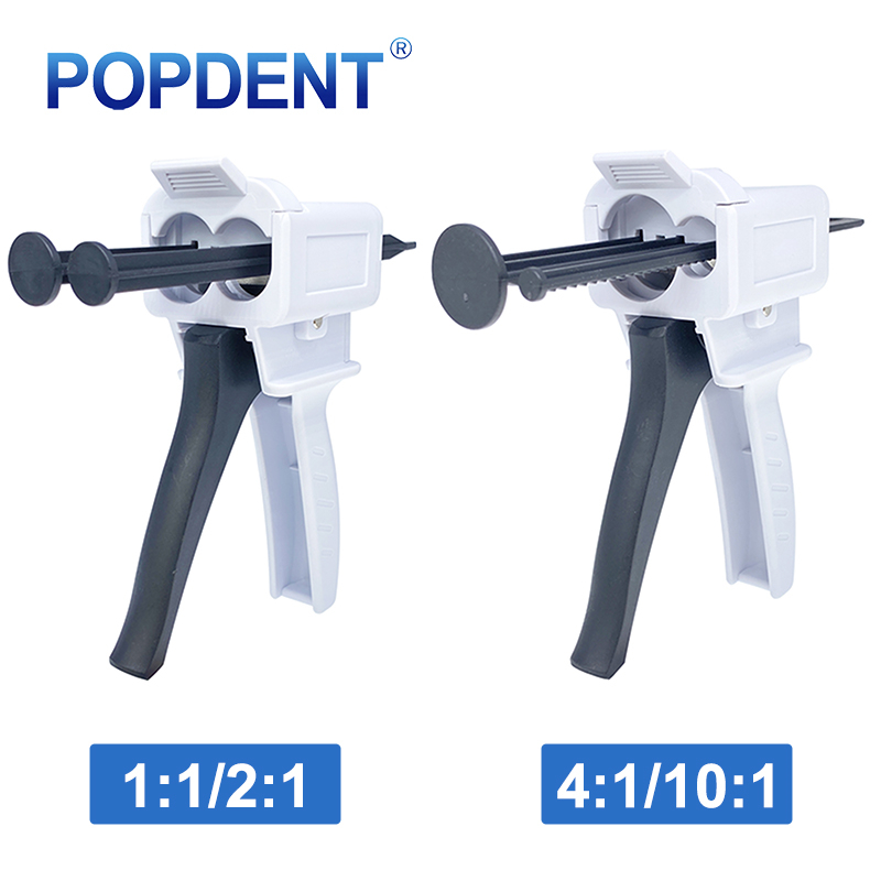POPDENT Dental Impression Mixing Dispensing Gun Universal Silicon ...