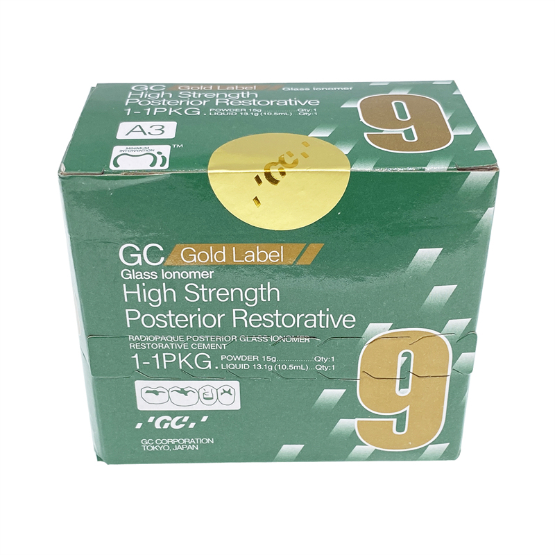 GC Gold Label 9 Glass Ionomer High Strength Posterior Restorative Shade: A3