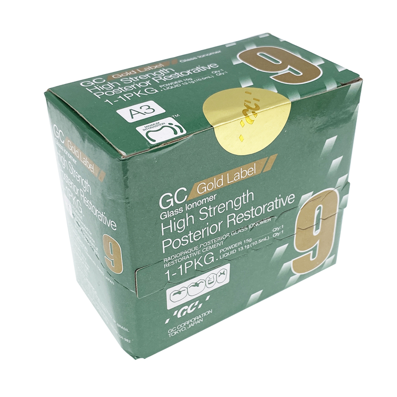 GC Gold Label 9 Glass Ionomer High Strength Posterior Restorative Shade: A3