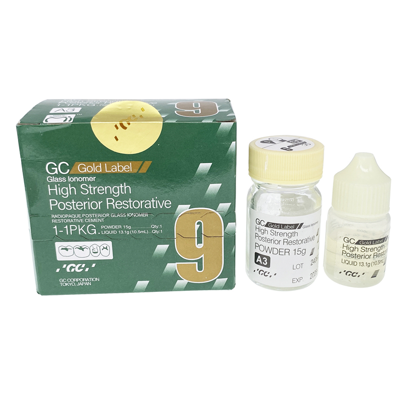 GC Gold Label 9 Glass Ionomer High Strength Posterior Restorative Shade: A3