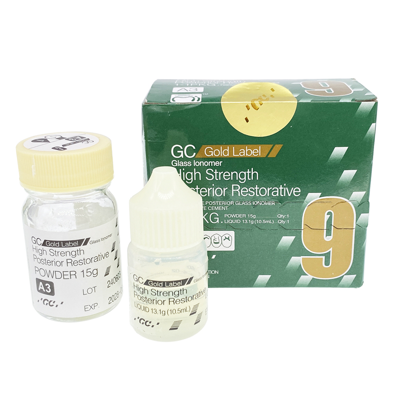 GC Gold Label 9 Glass Ionomer High Strength Posterior Restorative Shade: A3